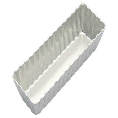 Rk Bakeware China Rectángulo de capa dura perforada con corteza delgada de aluminio Pizza molde