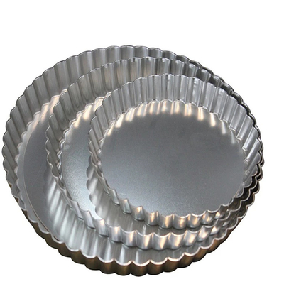 Rk Bakeware China- Anodizado de aluminio duro con base suelta de quiche flotado