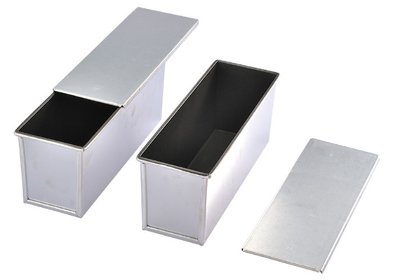 RK Bakeware China Foodservice NSF 1200g Pullman de aluminio Panecillo de pan sin punta Panecillo de pan tostado