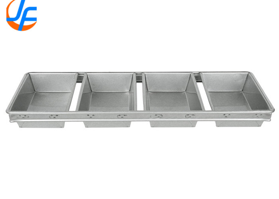 RK Bakeware Servicio de alimentos NSF Comercial 4 correas Panes de pan de aluminio con vidrio