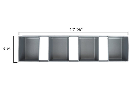 RK Bakeware China Foodservice NSF 1000g Paneles de pan de aluminio glaseado Paneles de pan de acero aluminizado 3/8 Lb.