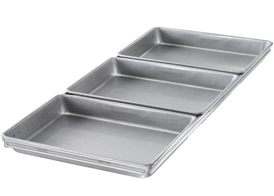 RK Bakeware China Foodservice NSF 3 correa 800 g de aluminio glaseado Pullman Pan de pan Pan de pan