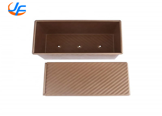 RK Bakeware China Foodservice NSF Personalización de paneles de pan de aluminio de gran capacidad / paneles de pan de Pullman cuadrados corrugados