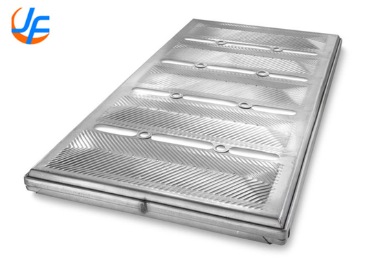 RK Bakeware China Foodservice NSF 1,5 mm Panes de pan de aluminio con correa especial Pullman Pan de pan para la industria