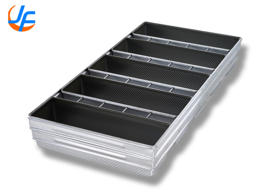 RK Bakeware China Foodservice NSF 1,5 mm Panes de pan de aluminio con correa especial Pullman Pan de pan para la industria