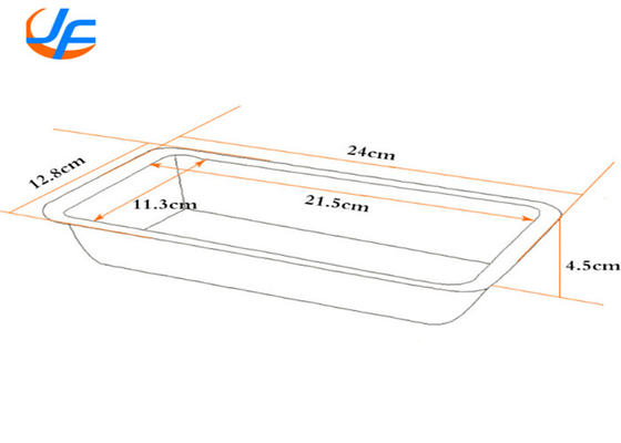 RK Bakeware China Foodservice NSF Telfon Nonstick Comercial Pullman Pan Pan Pan tostado Pan horneado Pan de pan lata