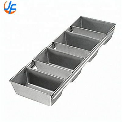 RK Bakeware China- 4 tiras de silicona de aluminio glaseado paneles de pan/Pullman Pan Paneles de pan conjunto de pan moldeado pastel paneles de pan