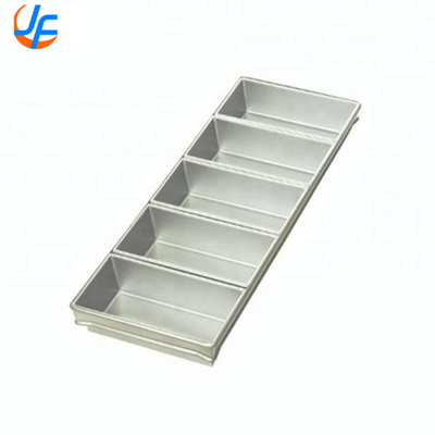 RK Bakeware China- 4 tiras de silicona de aluminio glaseado paneles de pan/Pullman Pan Paneles de pan conjunto de pan moldeado pastel paneles de pan