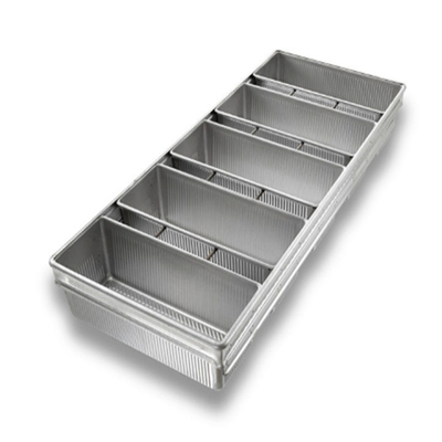 Rk Bakeware China Manufacturer-4 Strap Glazed Aluminized Steel Pullman Pan Pan Pan/ Pan Pan Pan del Tanque/ Pan Pan de Viena