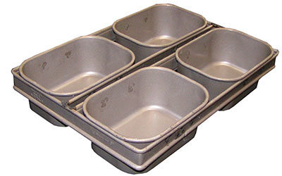 Rk Bakeware China-600g No adhesivo 4 correas Granja Pan de pan de sándwich blanco