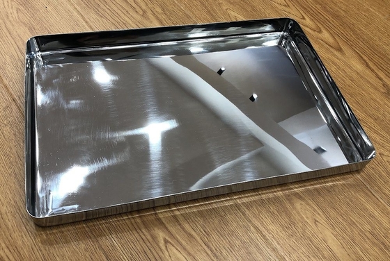 Rk Bakeware China-Profundamente dibujado 304 Acero inoxidable Rectangular Comida para servir / hornear / bandeja de almacenamiento