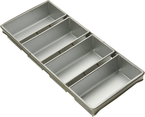 Rk Bakeware China-Foodservice 904935 Bakeware comercial de 12,25 pulgadas x 4,5 pulgadas 3 bandejas de pan