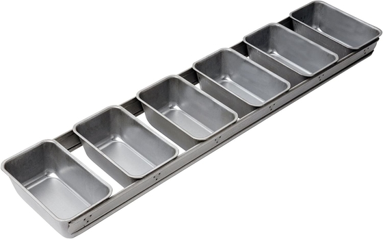 Rk Bakeware China-Foodservice 904935 Bakeware comercial de 12,25 pulgadas x 4,5 pulgadas 3 bandejas de pan
