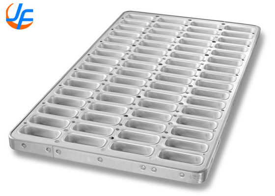 RK Bakeware China-42865 Chicago Metallic 48 Cup 2.2 oz. acero acristalado aluminizado especial brownie mordedura sartén