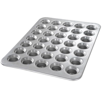 RK Bakeware China Foodservice NSF Mini Crown Cake Pan Cuadrado Muffin Cupcake horneado