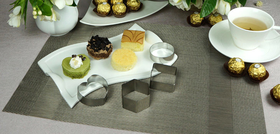 RK Bakeware China Foodservice NSF Moldes para hornear pan sin costura y anillos de pastelería para pasteles con mousse