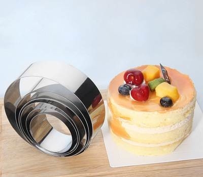 RK Bakeware China Foodservice NSF Molde de pastel ajustable Anillo de horneado pequeño Molde de sartén