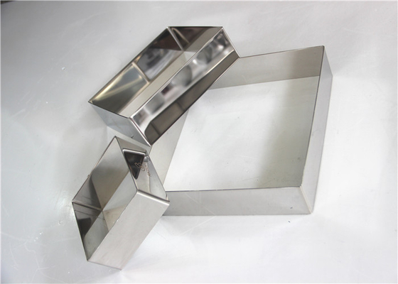 RK Bakeware China Foodservice NSF Anillo de pastel de mousse cuadrado de acero inoxidable personalizado