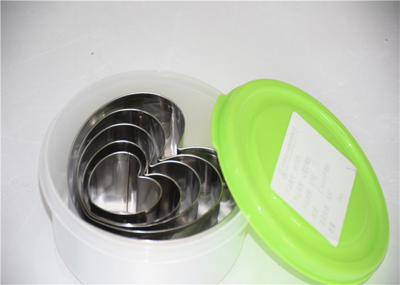 RK Bakeware China Foodservice NSF Anillo de pastel de mousse de acero inoxidable, anillo de mousse de postre cuadrado de corazón redondo