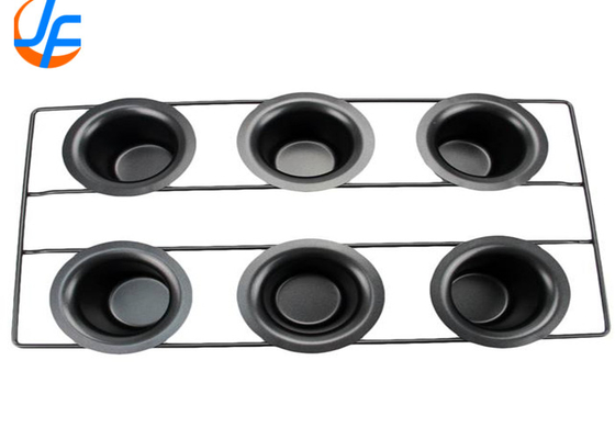 RK Bakeware China Foodservice NSF 6 tazas de acero inoxidable No adhesivo