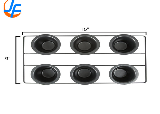 RK Bakeware China Foodservice NSF 6 tazas de acero inoxidable No adhesivo