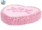 RK Bakeware China Foodservice NSF forma de corazón de aluminio de la torta de la sartén de la torta de la lata de la torta de molde