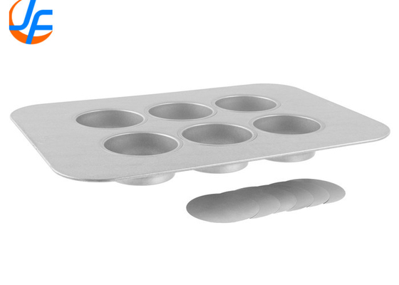 RK Bakeware China Foodservice NSF Bajo suelto de aluminio redondo molde de pastel de acero aluminizado Mini panelita de pastel de queso