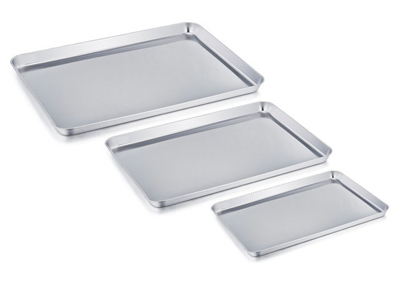 RK Bakeware China Foodservice NSF Rectángulo de acero inoxidable de horneado bandeja de pizza de galletas de pan bandeja de horneado