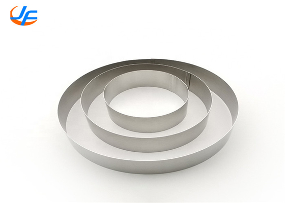 RK Bakeware China Foodservice NSF Ensalada de pastel de cumpleaños, anillos de mousse de acero inoxidable