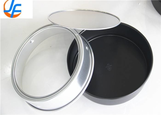 RK Bakeware China- Molde de pastel de aluminio redondo con fondo extraíble de tamaño personalizado
