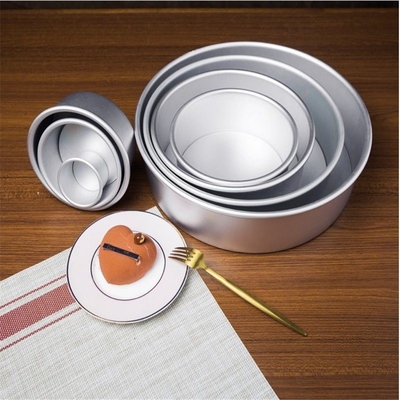 Rk Bakeware China Rectángulo redondo de aluminio de ánodo Mould Cake Cake Pan Cake Tin