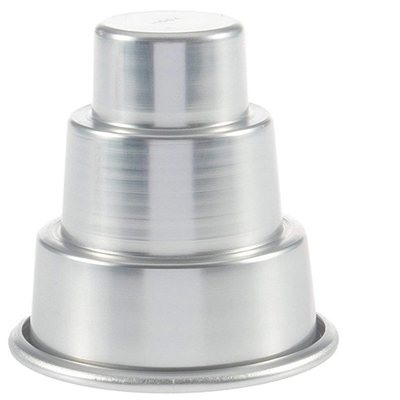 Amazon Aluminio Aleación de Acero de Carbono Bajo Pastelería Pans Round Pastelería Molde No adhesivo horneado DIY Pastelería Molde Herramientas de pan
