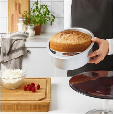Rk Bakeware China-Aluminio de ángulo de la forma de la torta anillo de la forma de la torta de la capa de la forma de la torta del queso de la forma de la torta