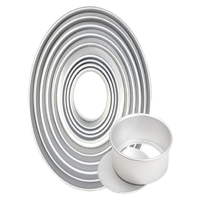 Decoración de horneado de aleación de aluminio de silicona profunda moldes de horneado
