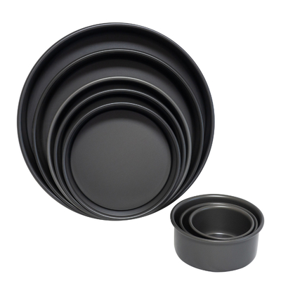 Rk Bakeware China Manufacturer-Directo lateral redondo de aluminio forma de torta de la sartén de la torta de la lata