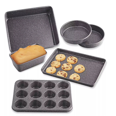 RK Bakeware China Foodservice NSF 6 piezas Conjunto de bolos sin pegamento Torta/Cookie/Muffin/Pan de pan