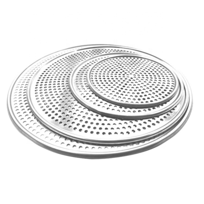 Pansilla de pizza de aleación de aluminio de 13 pulgadas bandejas para pizza redonda de delicli pizza tepsisi horno de aluminio