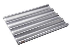 4/5/6 para productos comerciales de panadería con ranuras de aluminio perforado pan francés de metal sartén de panadería equipo de panadería bandeja de panadería baguette