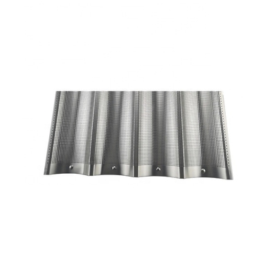 4 ranuras de aluminio pane para hornear pan francés y bandeja para hornear baguettes para bares, panaderías o restaurantes