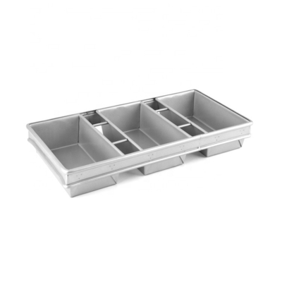 3 ranuras antiadherente de acero de aluminio horno de pan 3 correas pan horno de pan horno de pan bandeja de pan moldeado pan horno de tostadas caja