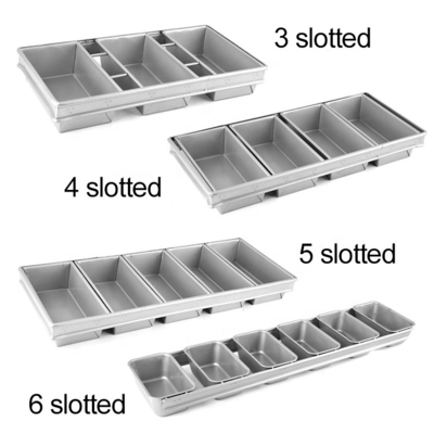 3 ranuras antiadherente de acero de aluminio horno de pan 3 correas pan horno de pan horno de pan bandeja de pan moldeado pan horno de tostadas caja