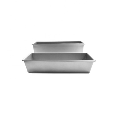 26.9*14*7.6CM no adhesivo Single 1.5LBS Aluminio de acero pan horneado sartén pan horneado bandeja de tostadas caja de pan moldeado pan horneado