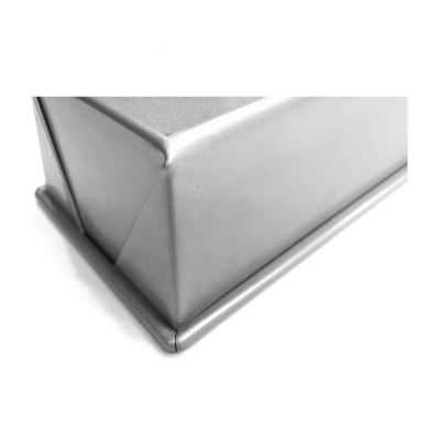 22.9X7.6X8.9CM Single Aluminio de acero pan horneado sartén de horneado bandeja de tostadas caja de pan moldeado pan horneado para ba