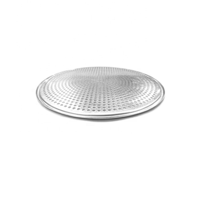 bandeja de pizza perforada redonda de aluminio perforada de 16 pulgadas bandeja de horneado para panadería o bar o restaurante