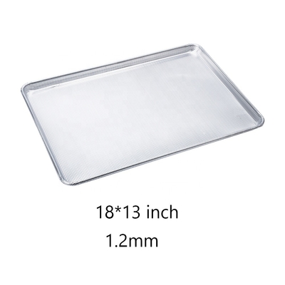 13 por 18 pulgadas 1,2 mm platos de hornear y sartenes bandeja de media hoja hojas de metal perforadas hojas perforadas de aluminio