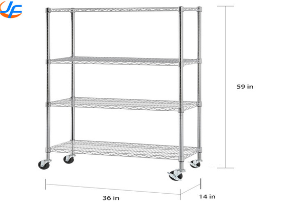 RK Bakeware China Foodservice 2/3/4 Tiers Carro de servicio de carros de acero, Distribución de material de carros de acero inoxidable