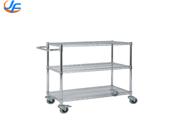 RK Bakeware China Foodservice NSF Carro de servicio de acero inoxidable Carro rodante Carro de transporte