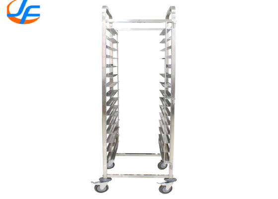 RK Bakeware China- 20 Pan End Load Bun / Sheet Pan Rack de acero inoxidable - ensamblado