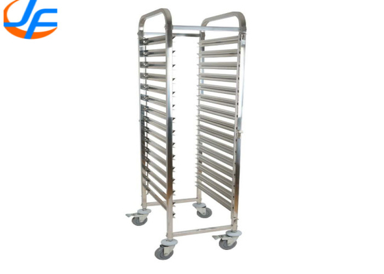 RK Bakeware China- 20 Pan End Load Bun / Sheet Pan Rack de acero inoxidable - ensamblado