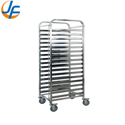 Camioneta de soporte de bandeja de horneado de acero inoxidable de alto nivel